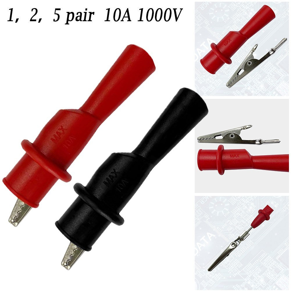 Crocodile Clip Multimeter Silicone Test Kit