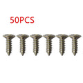 Silver Electric Guitar Bass Pickguard Screws For Fender Strat/tele G