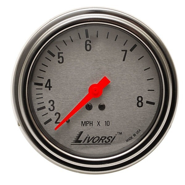 Livorsi Boat Speedometer LG80DPLCH 80 MPH 3 3/8 Inch by Livorsi