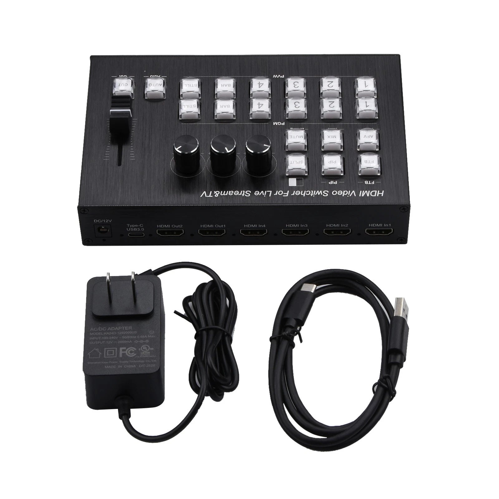 4k Video Switcher Hdmi Camera Broadcast Station Controller For Live