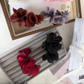 Black Rose Claw Clip Hair Clip