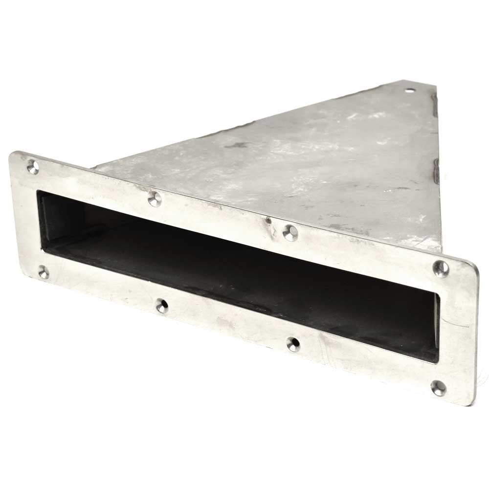 Crownline Boat Bimini Bracket 51051 | 2 3/8 x 1 1/4 Black (PAIR) by Crownline