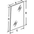1340200c1: Left Hand Rear Glass Fits Case Ih 7210 7220 7230 7240 7250