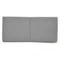 Bow Cushion Lowe 2182761 Gray 39 x 17 3/4 Inch by Lowe