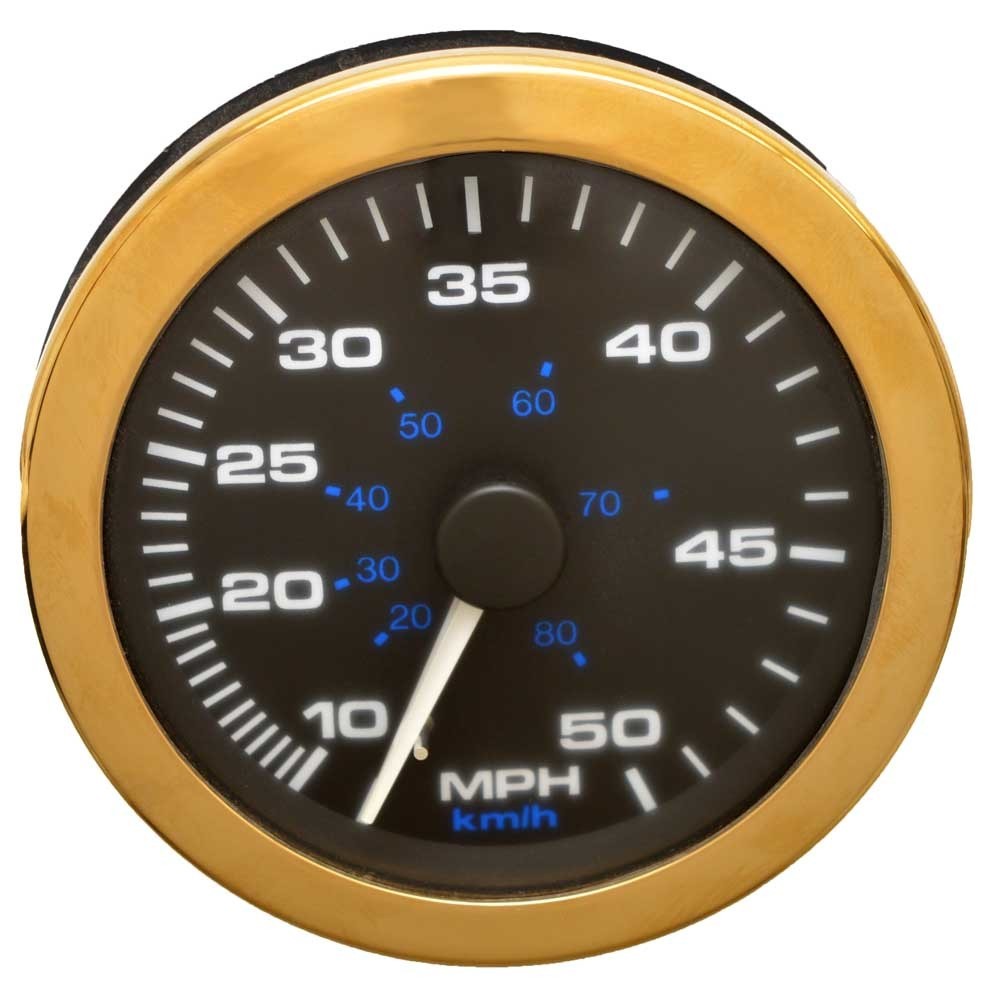 Teleflex Boat Speedometer Gauge Rinker Gold 3 1/4 Inch by Teleflex
