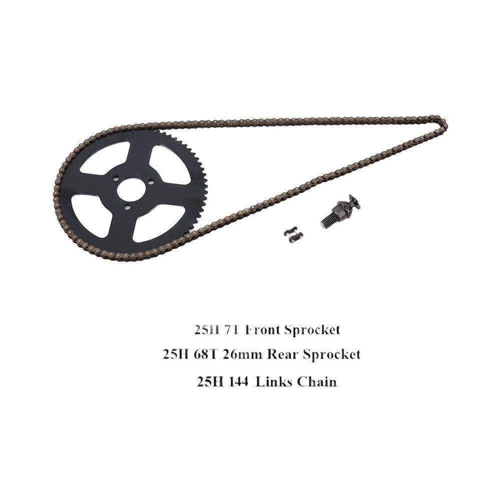 Metal Sprocket Kit for 49cc Square Bikes
