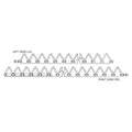 A-861-388 6' (Lh), Black 11ga Top Serrated, Bolt-on