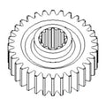 381506r1 Pto Driven Gear Fits International 1026 1066 1086 3088