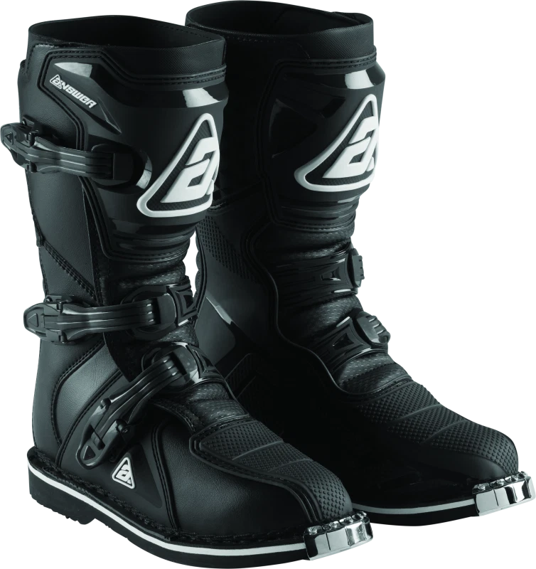 Answer Ar1 Boot Black Youth Size - 3