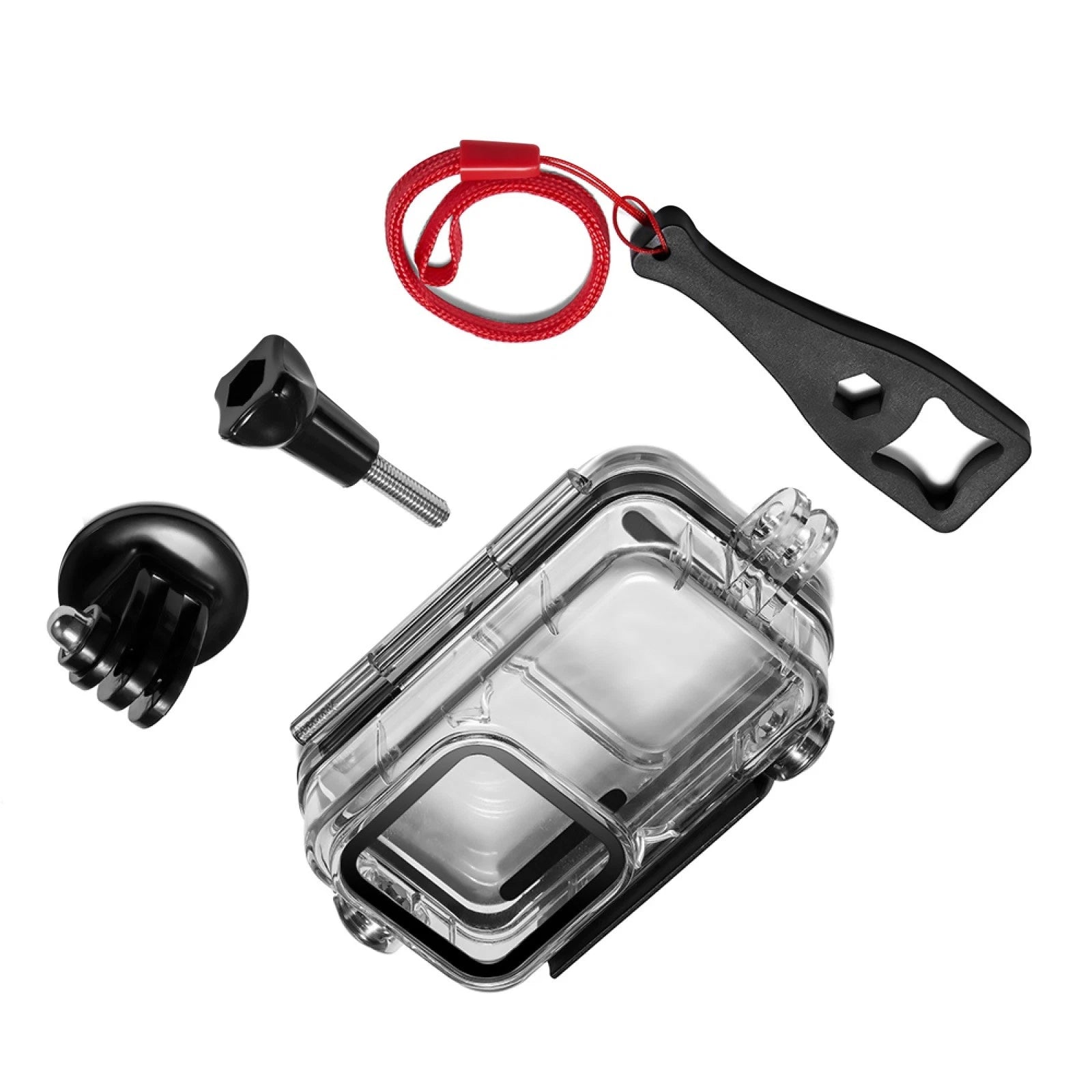 Waterproof Case Diving Shell Housing Cover Dual Screen For Dji Action