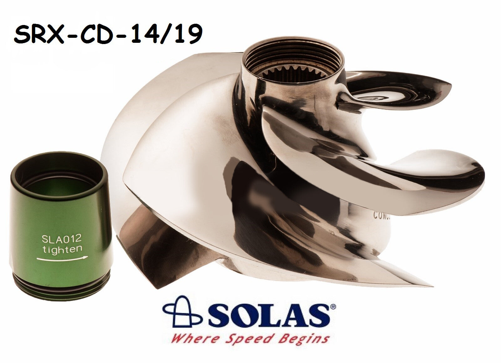 Solas Sea Doo 4-Tec Impeller SRX-CD-14/19 by Solas