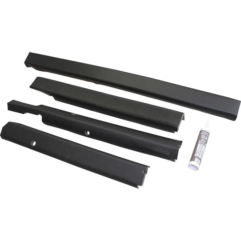 Amss20005 Qwik Fit Corner Post Kit, Black