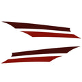 Decal Sticker Misty Harbor Pontoon Boat Red