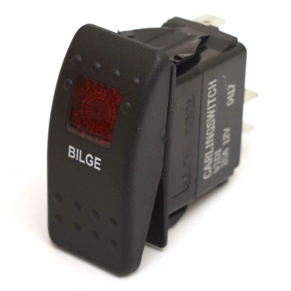 Carling On/off Contura Ii Boat Rocker Switch | Bilge 3 Spade 12 Volt