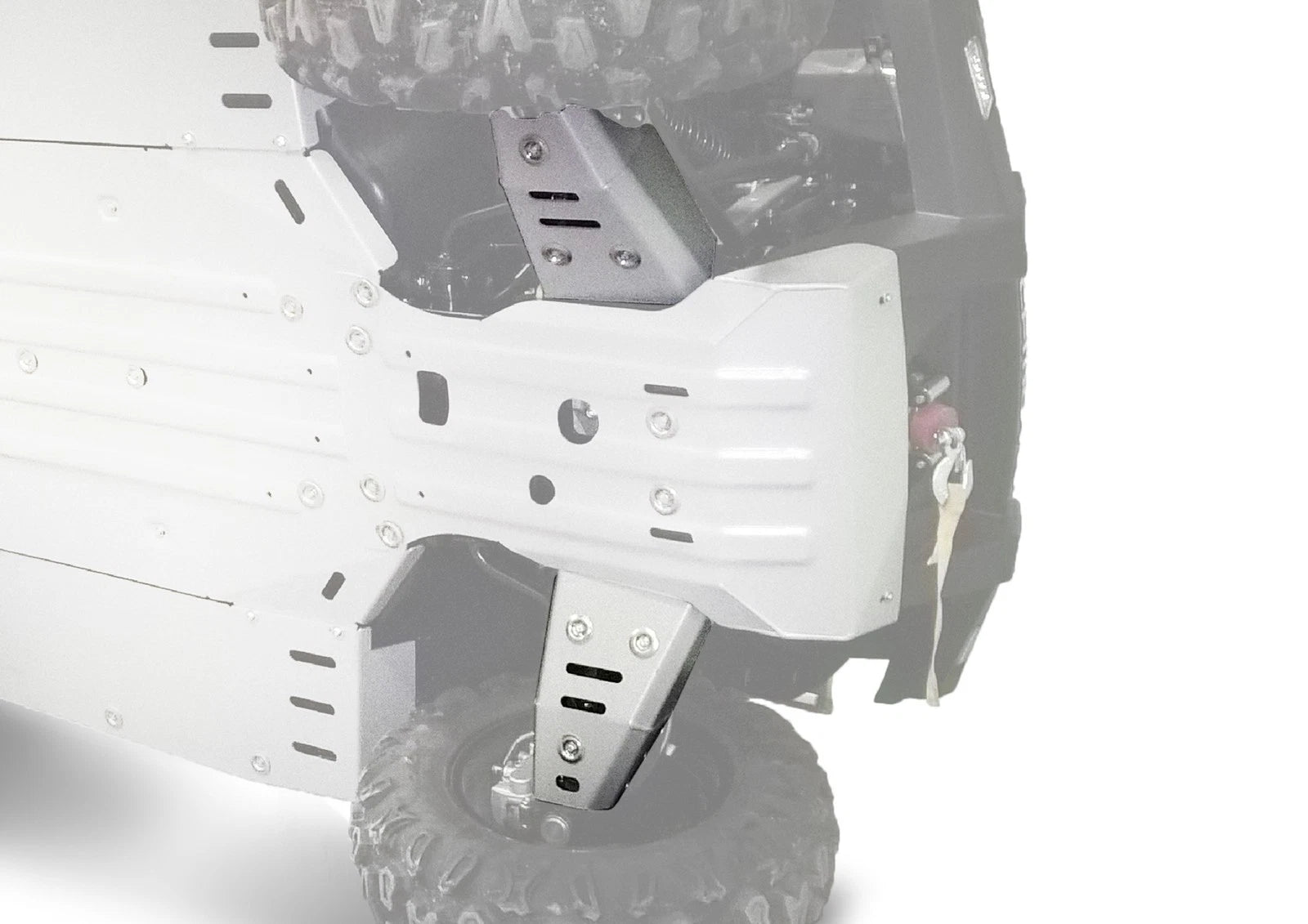 Rival Powersports Usa Front Atv Utv Alloy Skid Plate A-arm Guards For