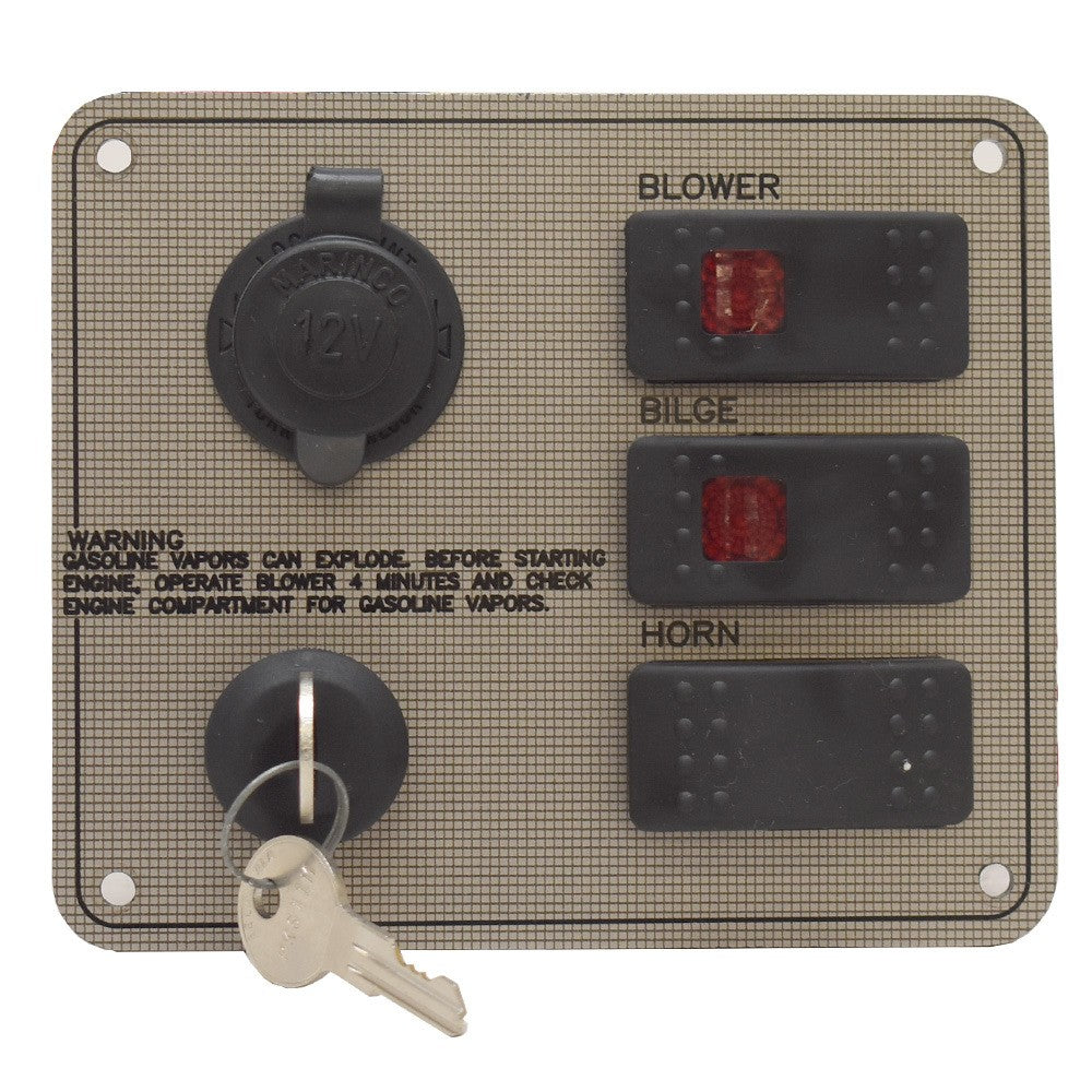 Boat Ignition Switch Panel