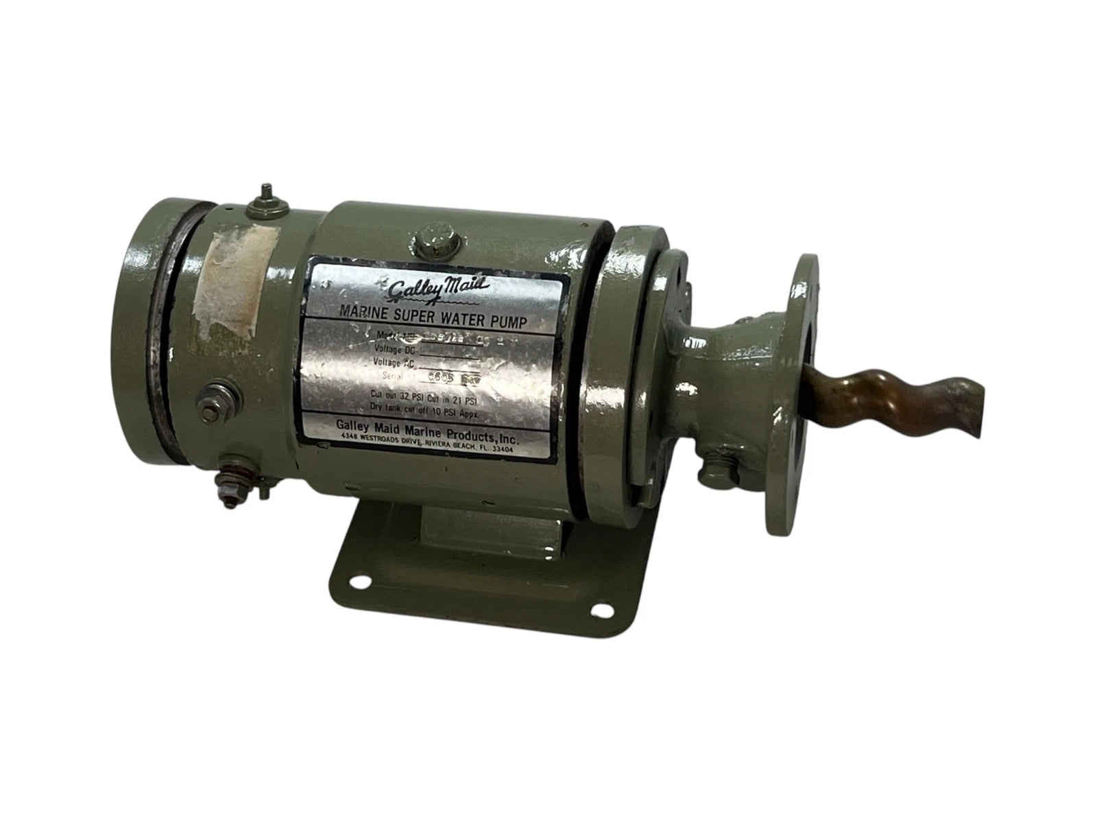 Galley Maid Water Pressure System Pump 7GPM, 12V, | Hook & Hull Co