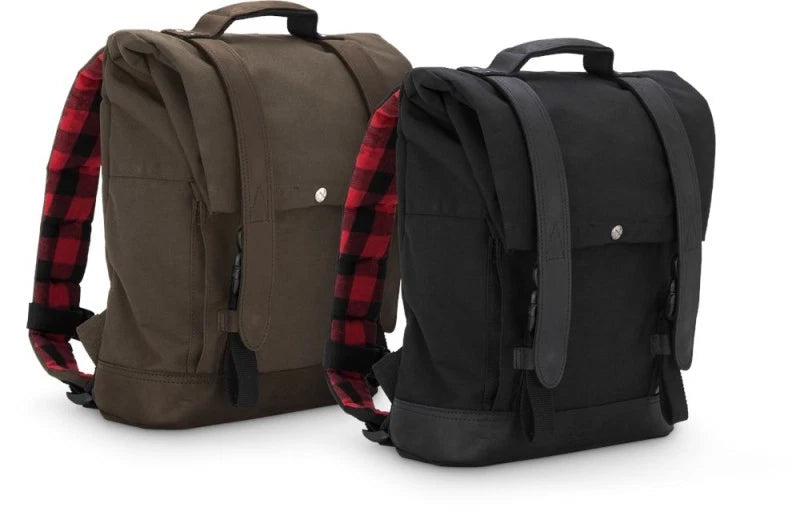 Burly Brand Voyager Backpack With Leather And Cordura For Powersports