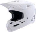 Alpinestars Sm3 Off-road Helmet 2x-large White Gloss For Trail Riding