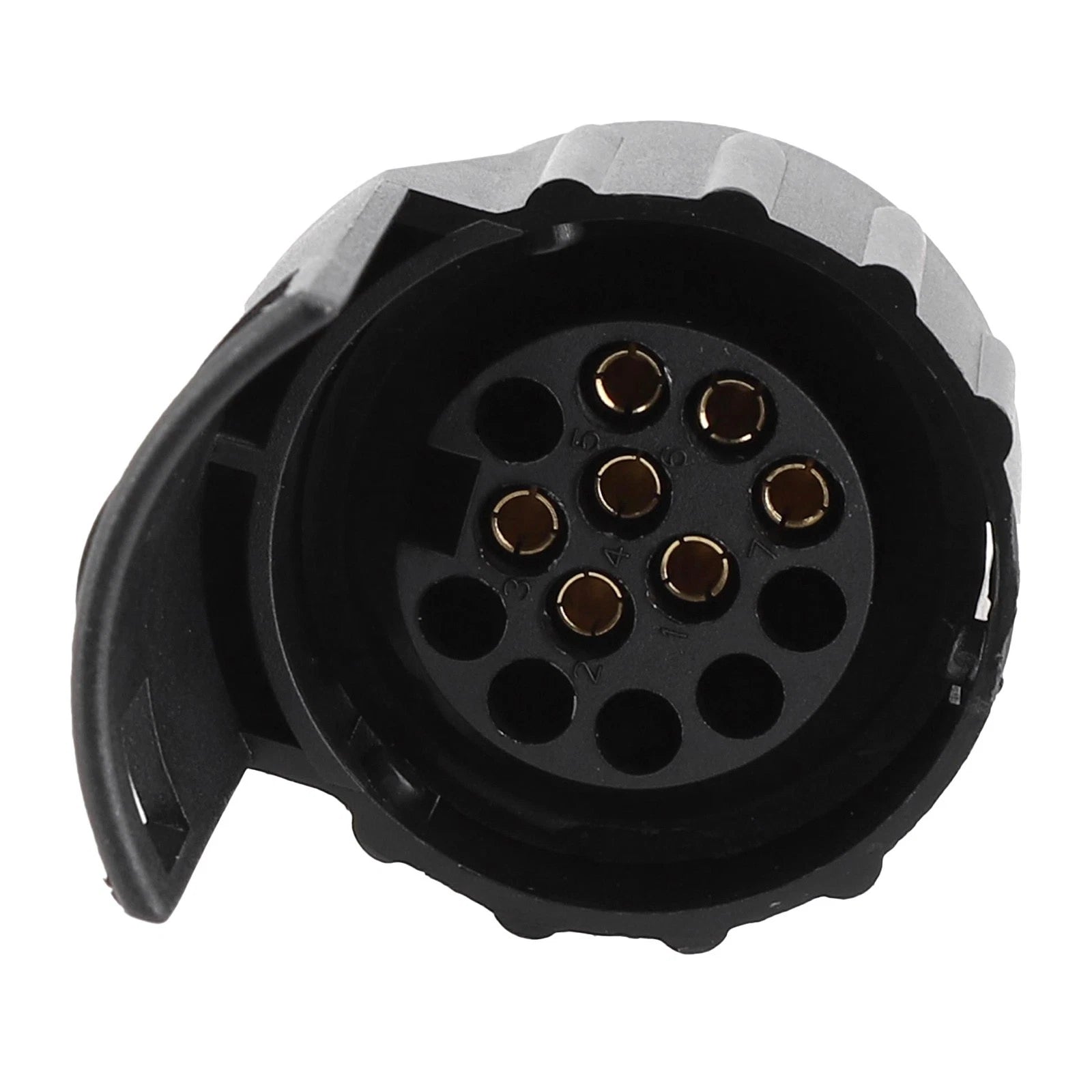 1 Pc 7 To 13pin Towing Socket Converter Waterproof For European