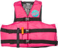 Fly Racing Nylon Flotation Vest For Watercraft - Neon Pink/teal,