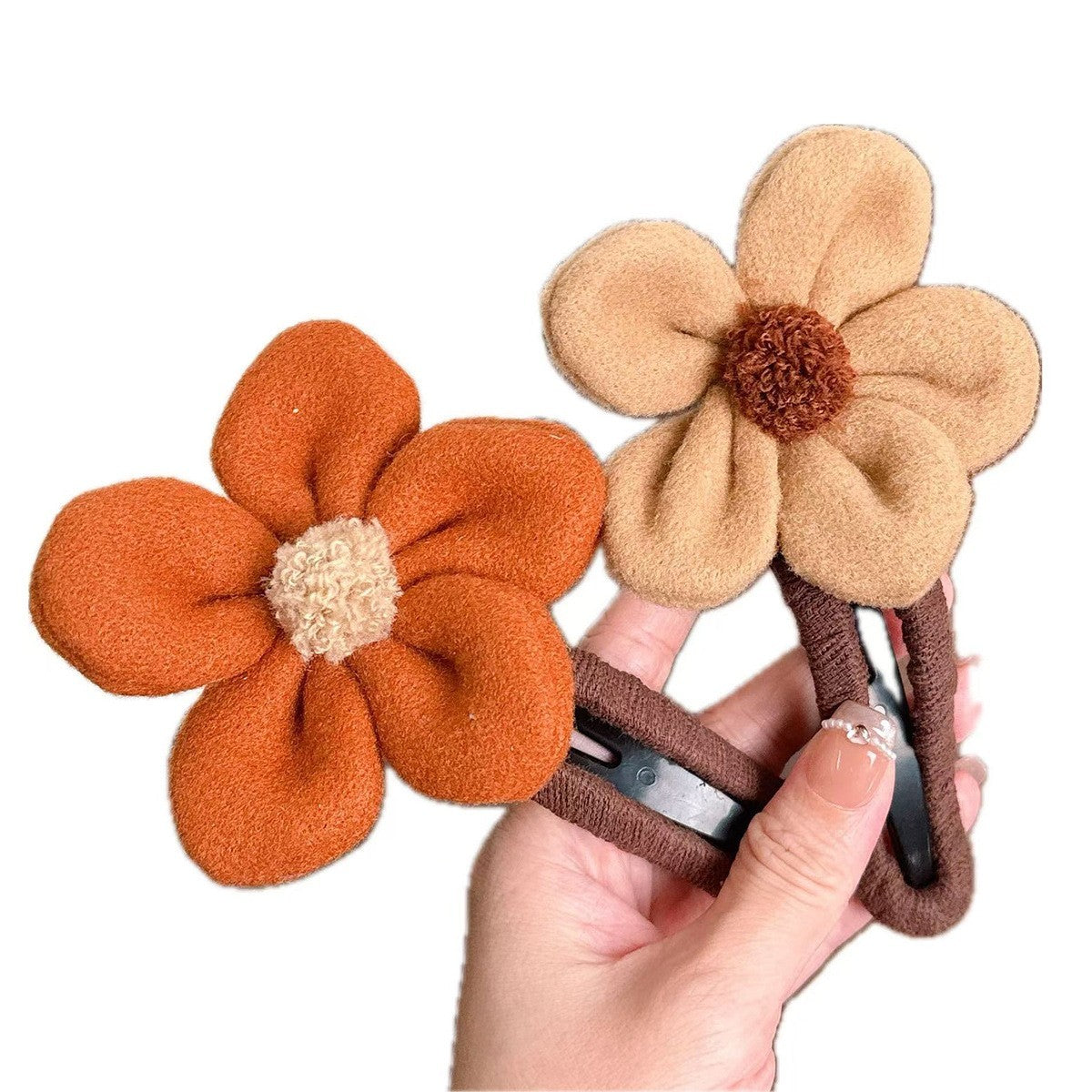 Floral Hair Claw Compact Hair Accessory