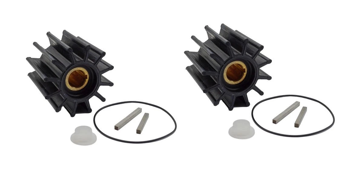 Water Pump Impeller Sherwood 17000k Cummins Caterpiller Diesel Pair