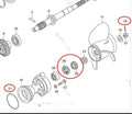 Lower Unit Oil Seal – Tohatsu HZZ3/HZY3/HZX2