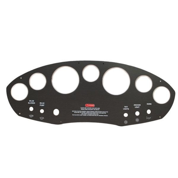 Blank Gauge Panel Sea Ray Boat Black Plastic by Sea Ray