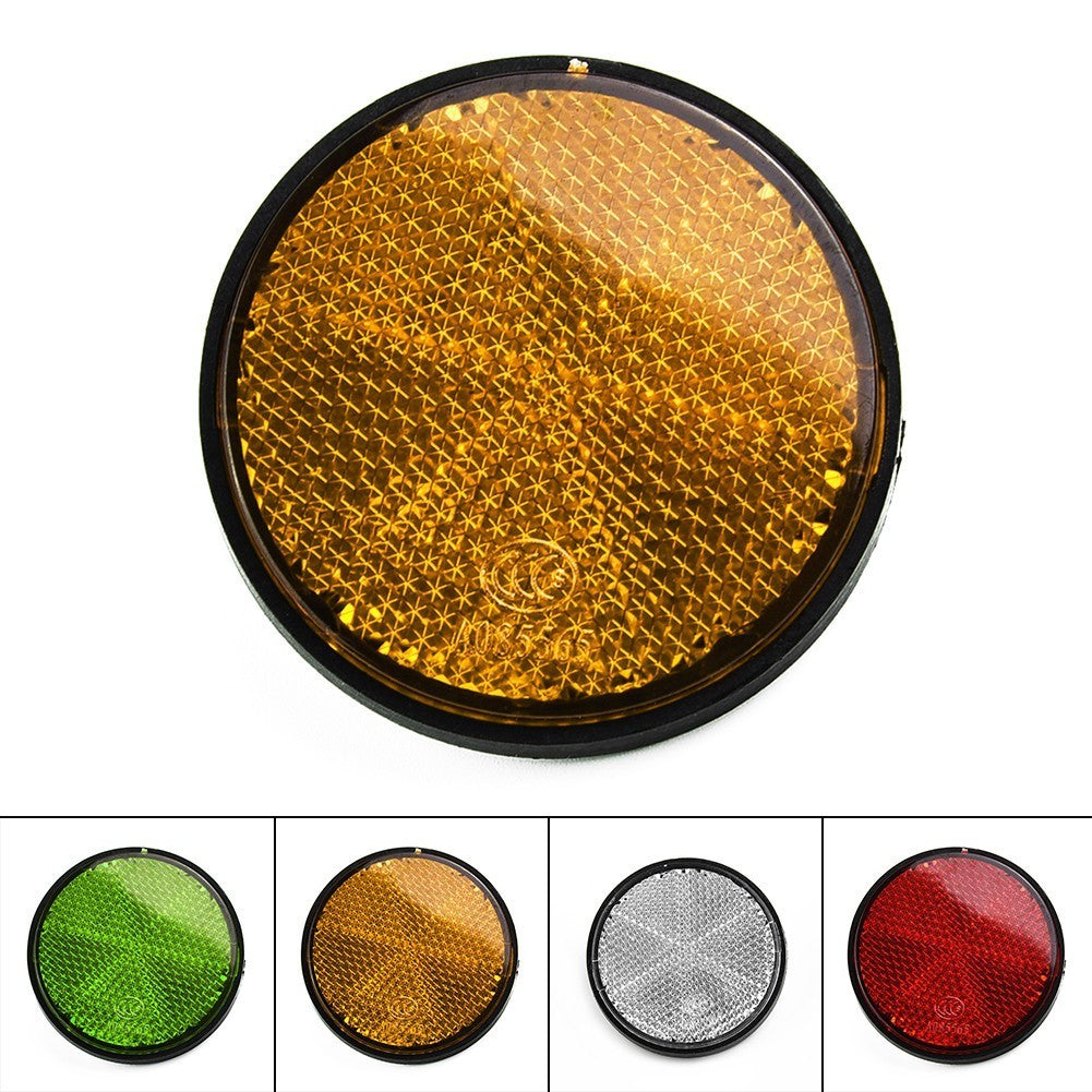 Motorcycle Bicycle Reflector Portable Red