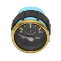 Oil Pressure Gauge Faria 2 Inch Gold Black by Faria
