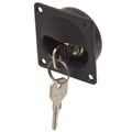 Locking Boat Access Hatch Latch with Keys 2 1/4 Inch