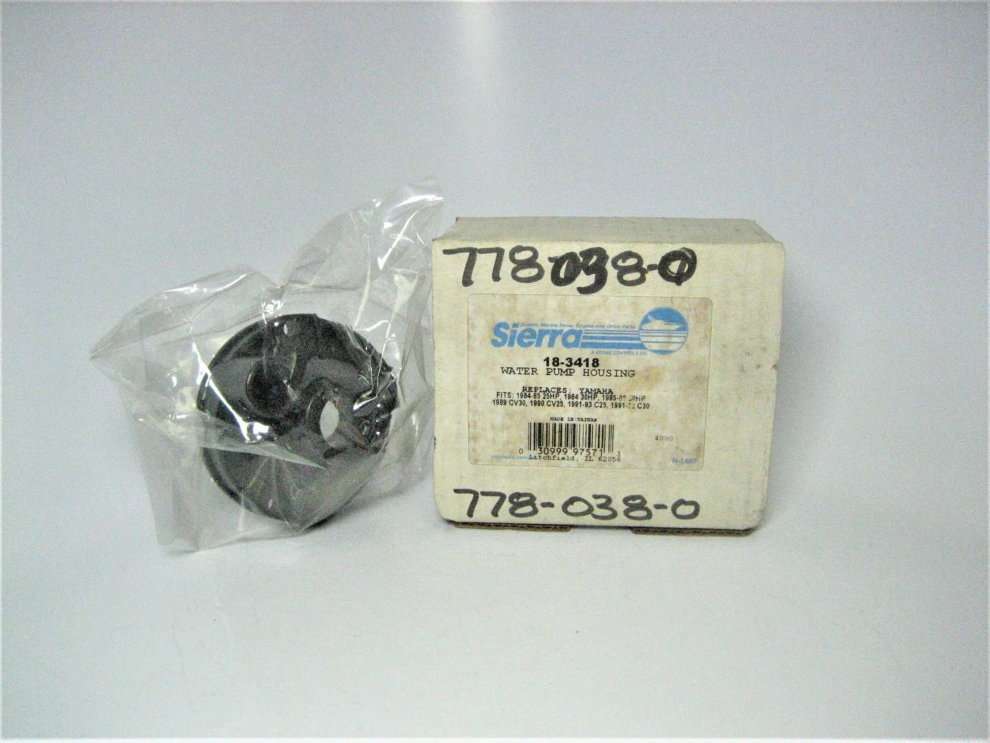 Sierra 18-3418 ~New~ Yamaha Marine 25-30hp Water Pump Housing