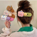 Hair Clip Large Plush Duck Beak