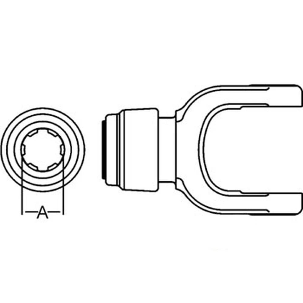 A-101-4406-ai Safety Slide Lock Tractor Yoke