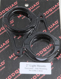 Modquad Mq Light Mount 2 Inch Horizontal Mount Black For Atv/utv