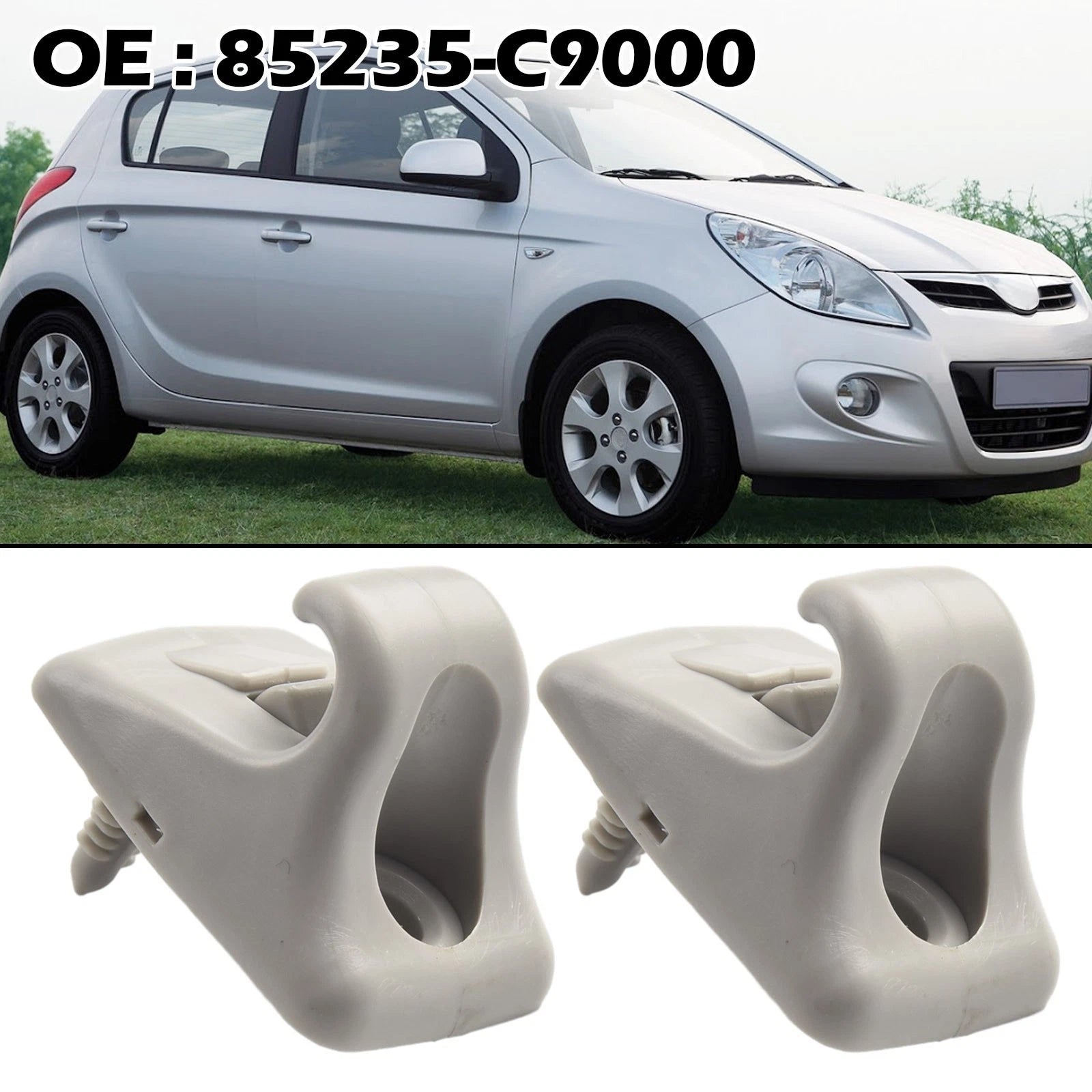For Premium Abs Sun Visor Holder Clip Support Retainer For Hyundai