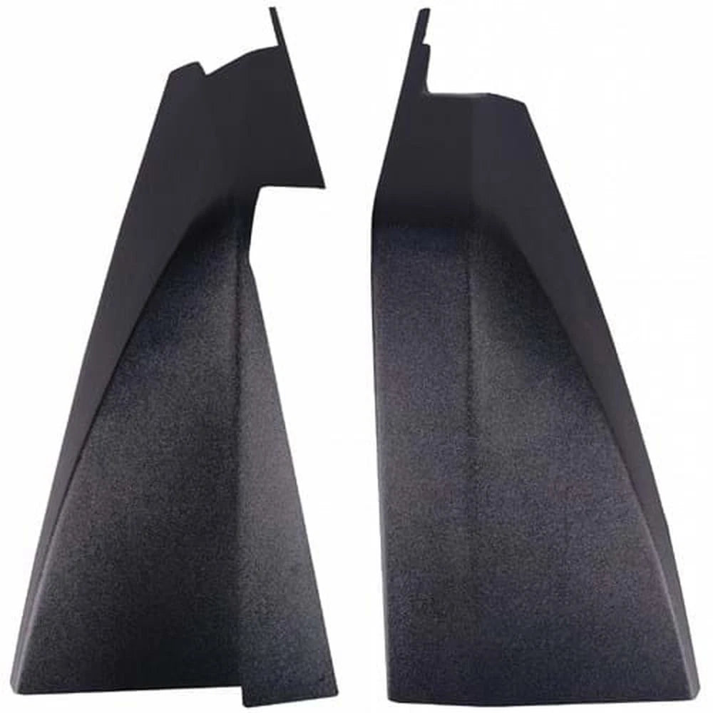 Cr40kps Kick Panel Set, Black Plastic Fits John Deere