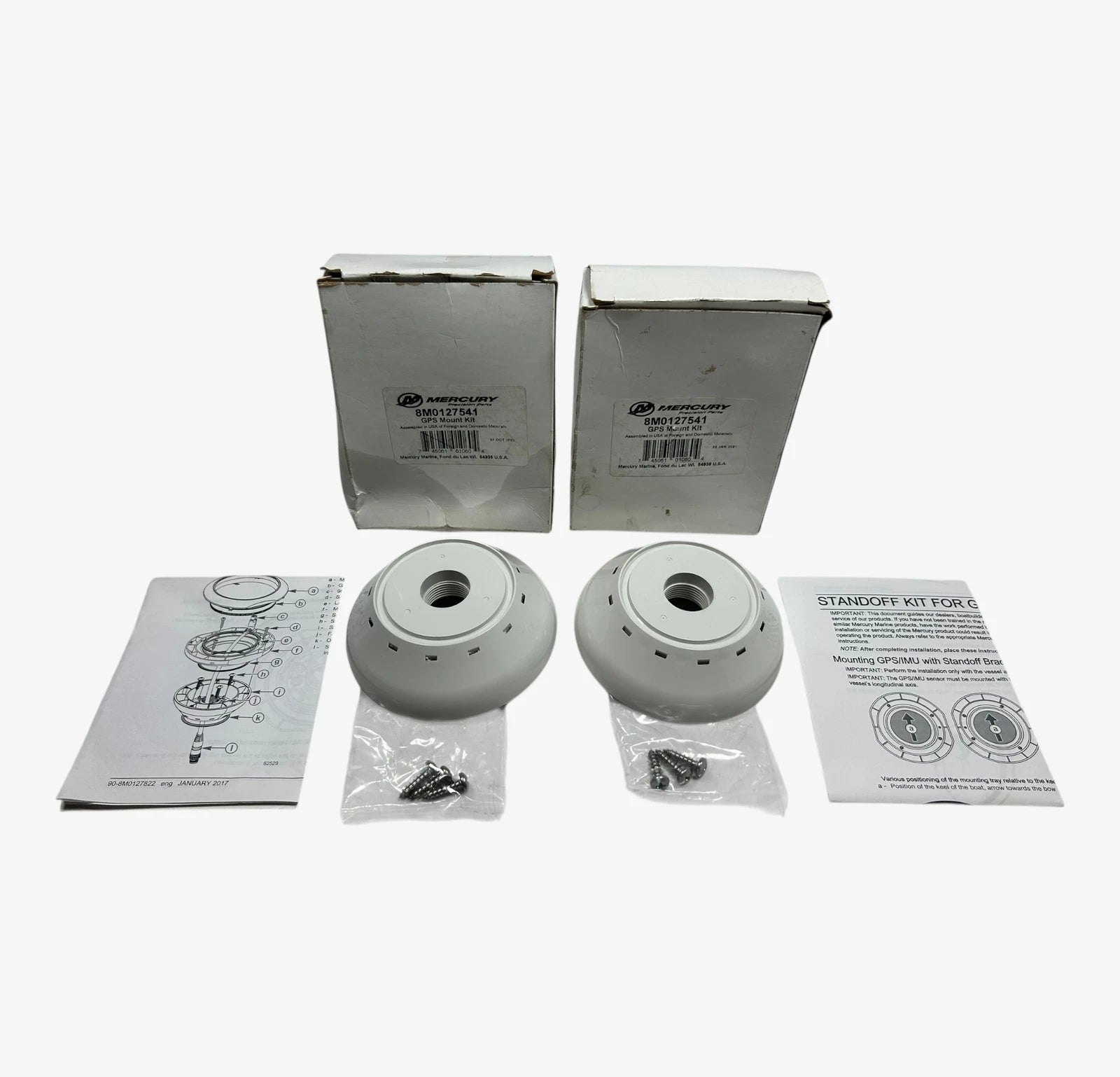 Mercury 8m012741, Marine Gps Mount Kit, Oem - 2 Pack | Hook & Hull Co