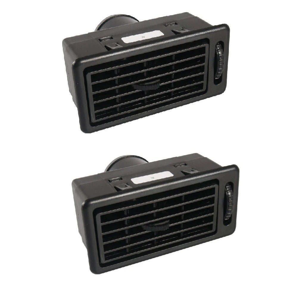 Rectangular Abs Ac Vent For Truck Rv Bus Dashboard 111x51mm Cutout