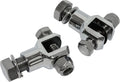 Harddrive Footpeg Clevis Mounts Chrome 1/2" 20 Thread For Harley