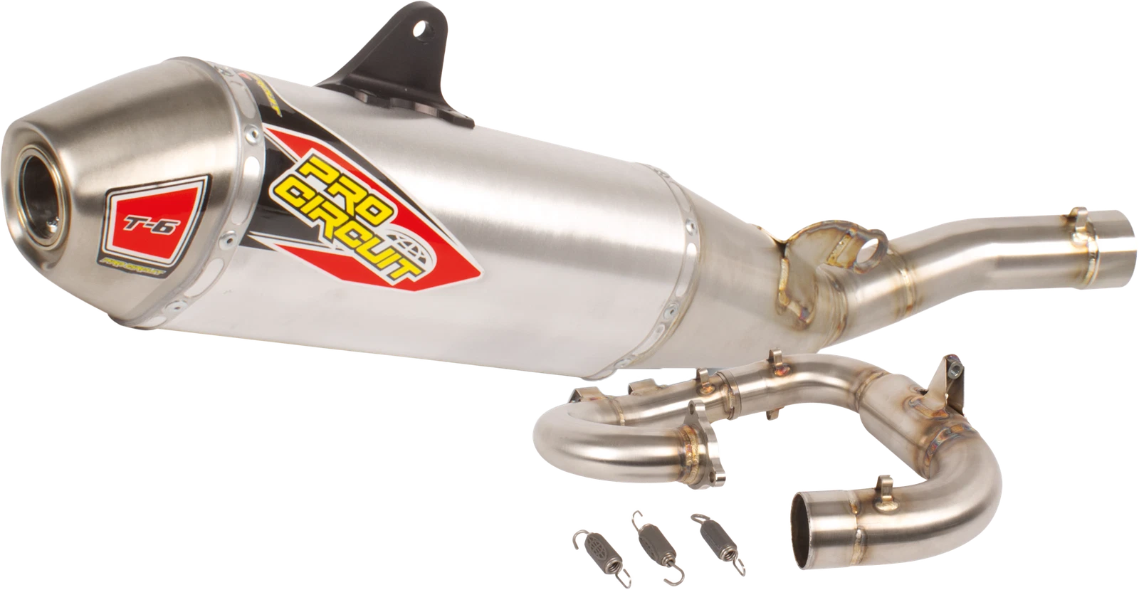 Pro Circuit T-6 Stainless Steel Exhaust System For Offroad Motorcycles