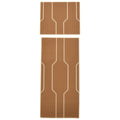 Regal 2100 Boat Non-Skid Deck Mats Mocha Birch 2Pc by Regal