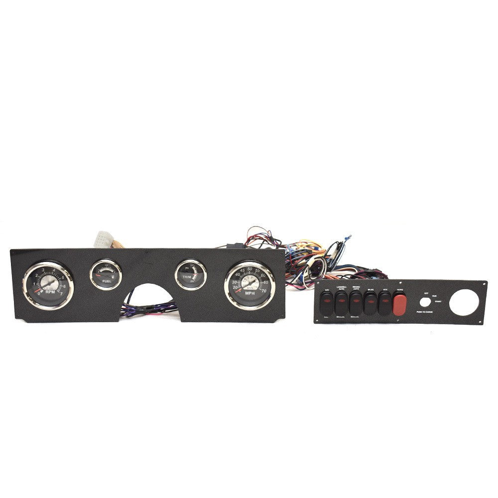 Dash Gauge Switch Panels Lowe Black Speckle by Lowe
