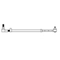 186145m92 Complete Tie Rod Assembly Rh Fits Massey Ferguson 50 65 ++