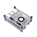 9 Layers Acrylic Transparent Case With Cooling Fan For Raspberry Pi