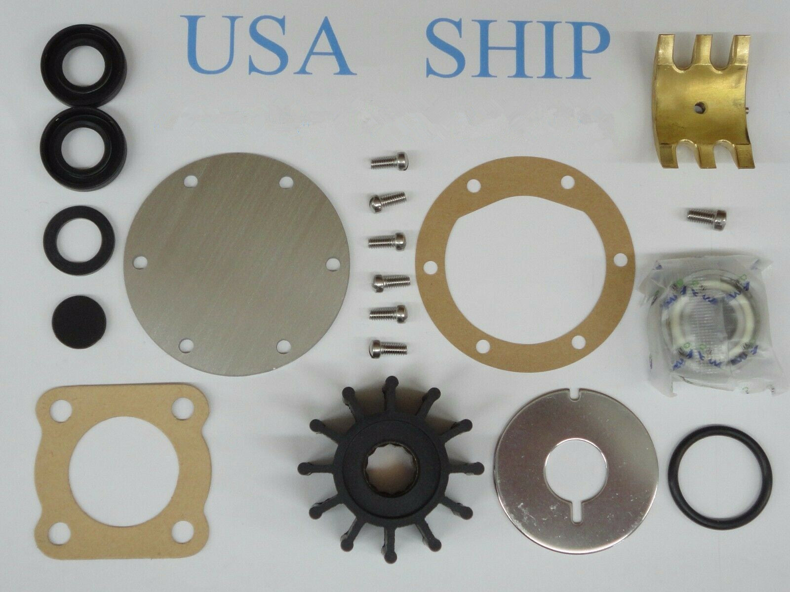 Rebuild Kit Perkins Marine Diesel Sea Water Pump by Jabsco
