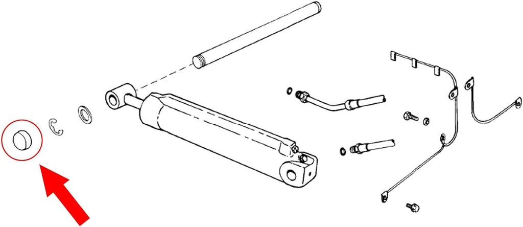 Trim Cylinder/Pivot Pin Cap – Volvo Penta 3857522