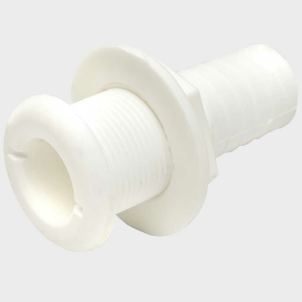 Boat Livewell Thru Hull White Plastic