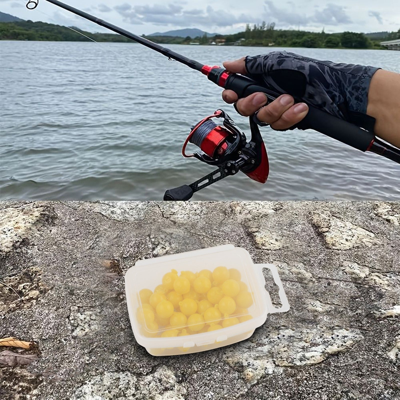 Fishing Beads Soft Silicone for Tackle Box